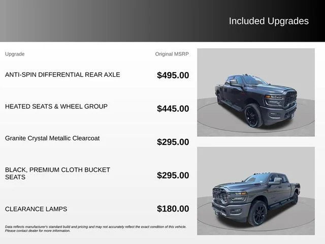 New 2026 Granite Crystal Metallic Clearcoat RAM Big Horn image 8