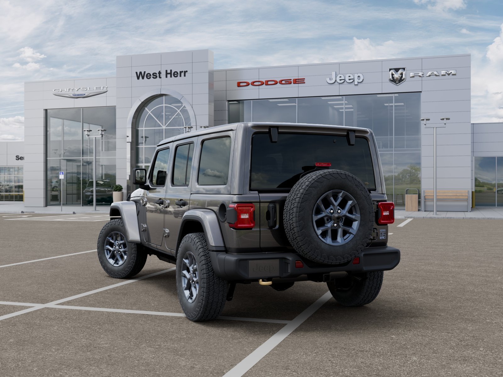 New 2026 Granite Crystal Metallic Clear-Coat Exterior Paint Jeep WRANGLER 4-DOOR 85TH ANNIVERSA image 29