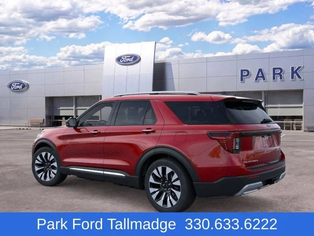 New 2026 Rapid Red Metallic Tinted Clearcoat Ford Platinum image 4