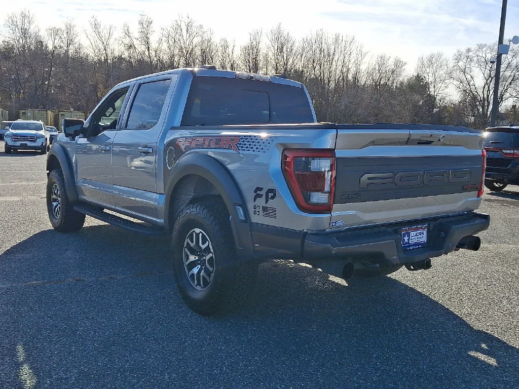 Used 2021 Iconic Silver Metallic Ford Raptor image 8