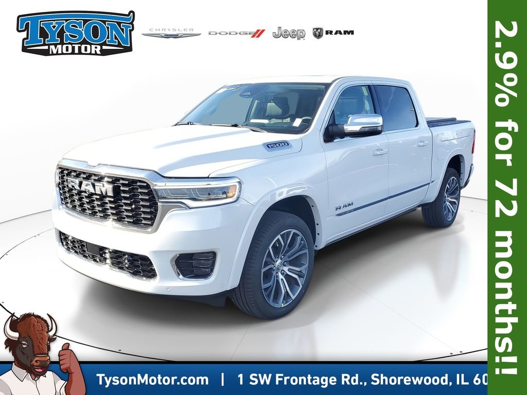 New 2026 Ivory White Tri-Coat Pearl-Coat Exterior Paint RAM Tungsten image 2