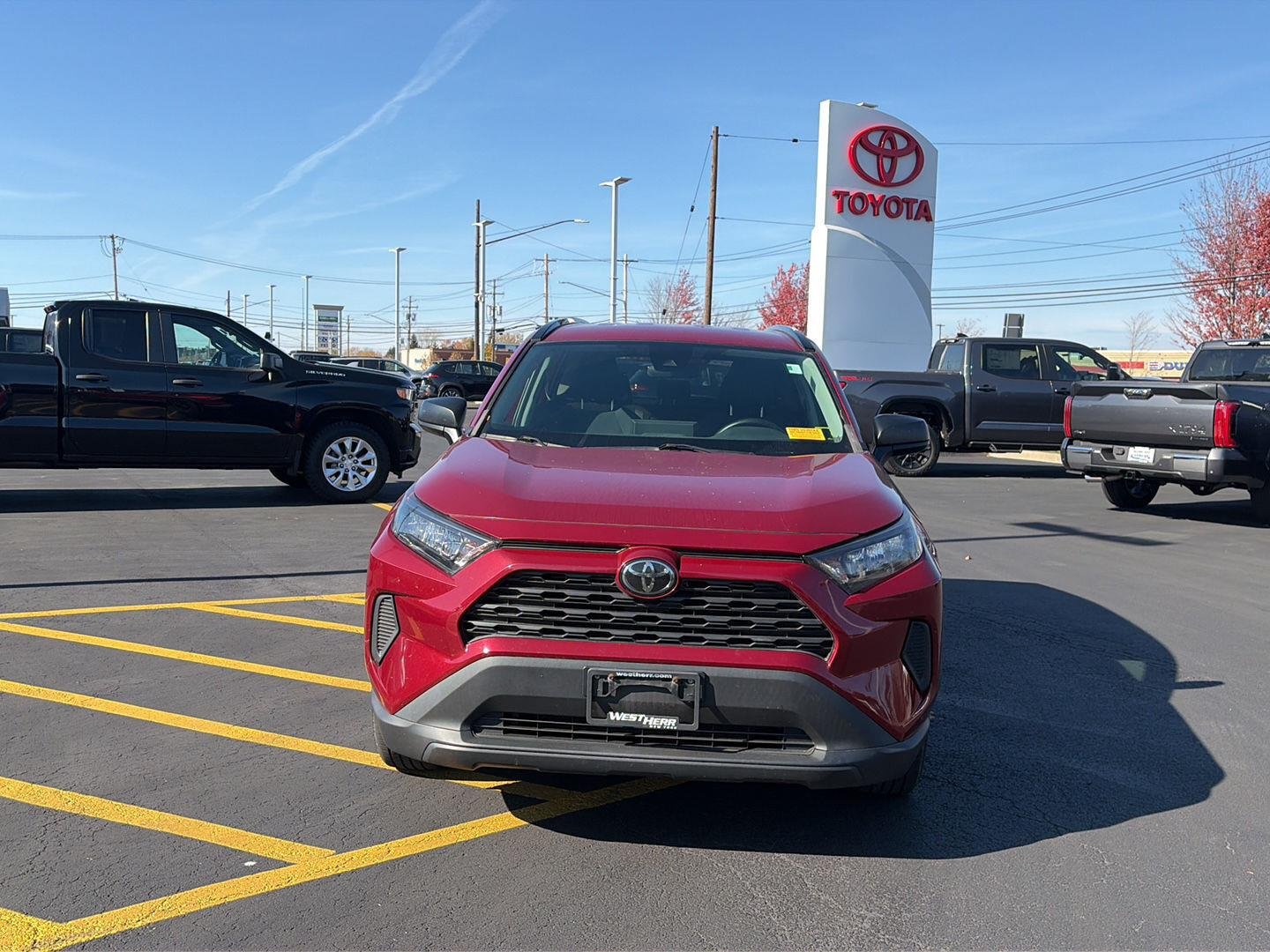 Used 2019 Ruby Flare Pearl Toyota LE image 8