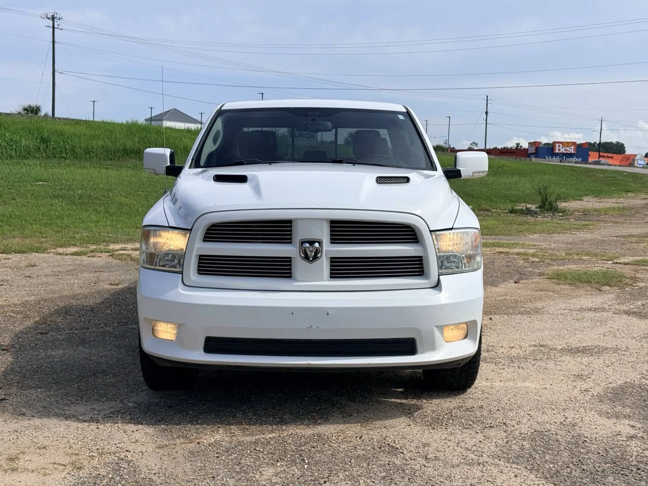 Used 2012 White RAM Sport 4x4 4dr Crew Cab 5.5 ft. SB Pickup image 8