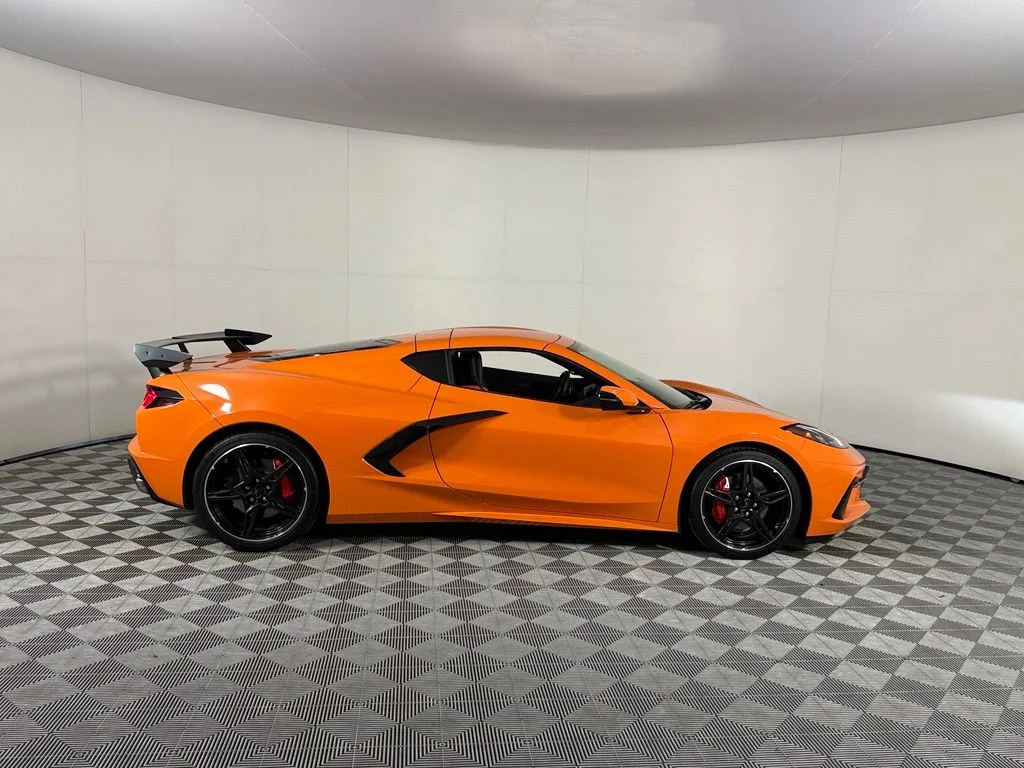 Used 2023 Orange Chevrolet Stingray 1LT image 6
