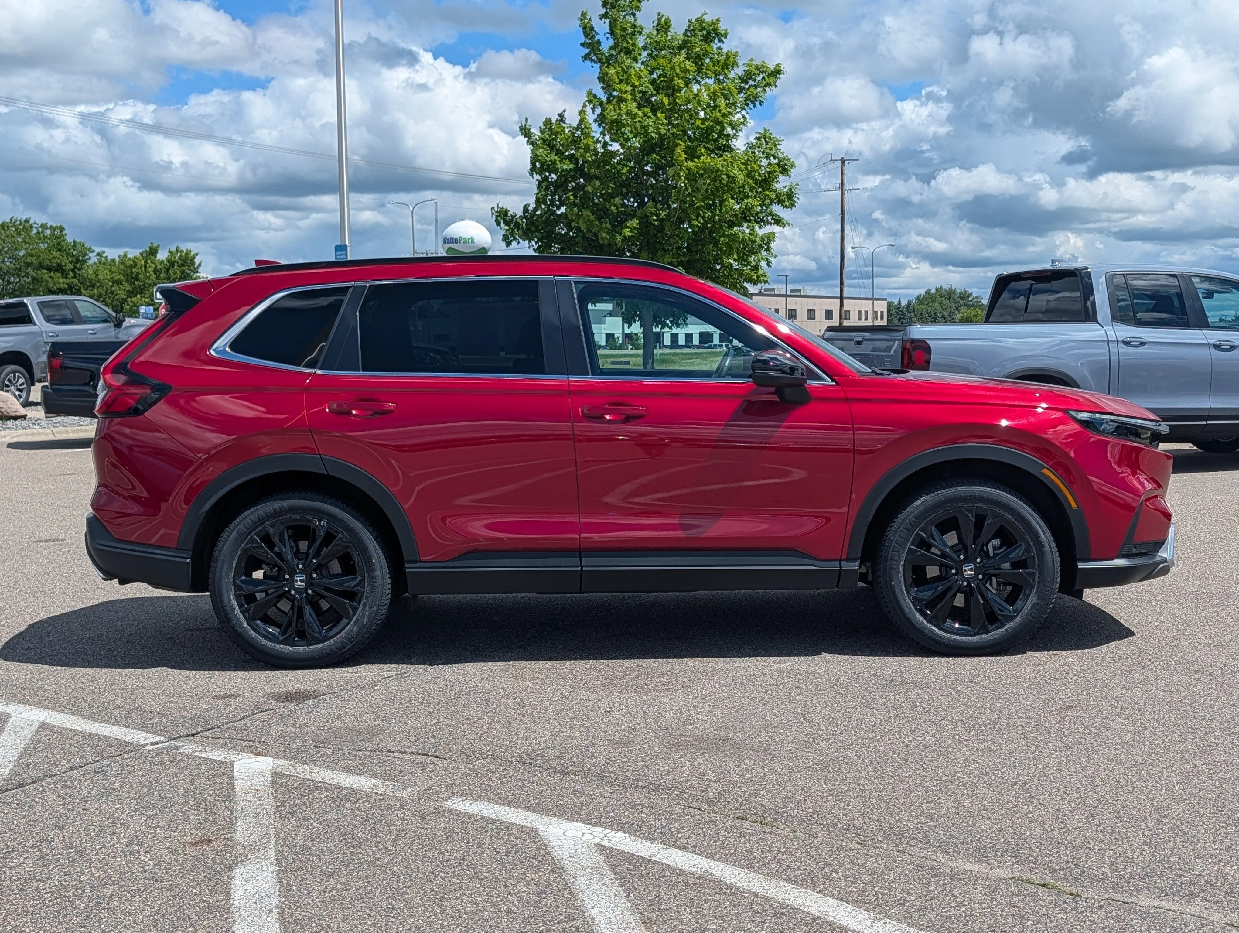 Used 2023 Radiant Red Metallic Honda Sport Touring image 8