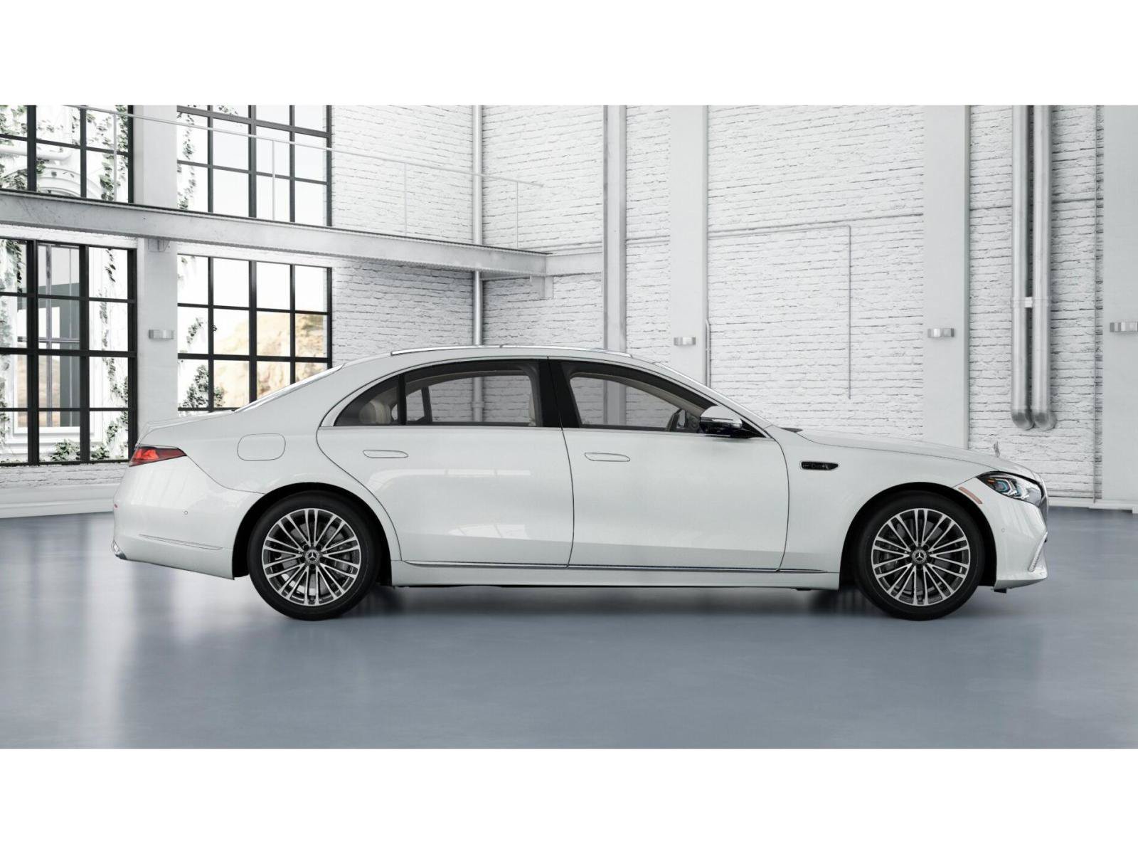 New 2027 MANUFAKTUR Moonlight White Metallic Mercedes-Benz S 500 4MATIC® Sedan image 16