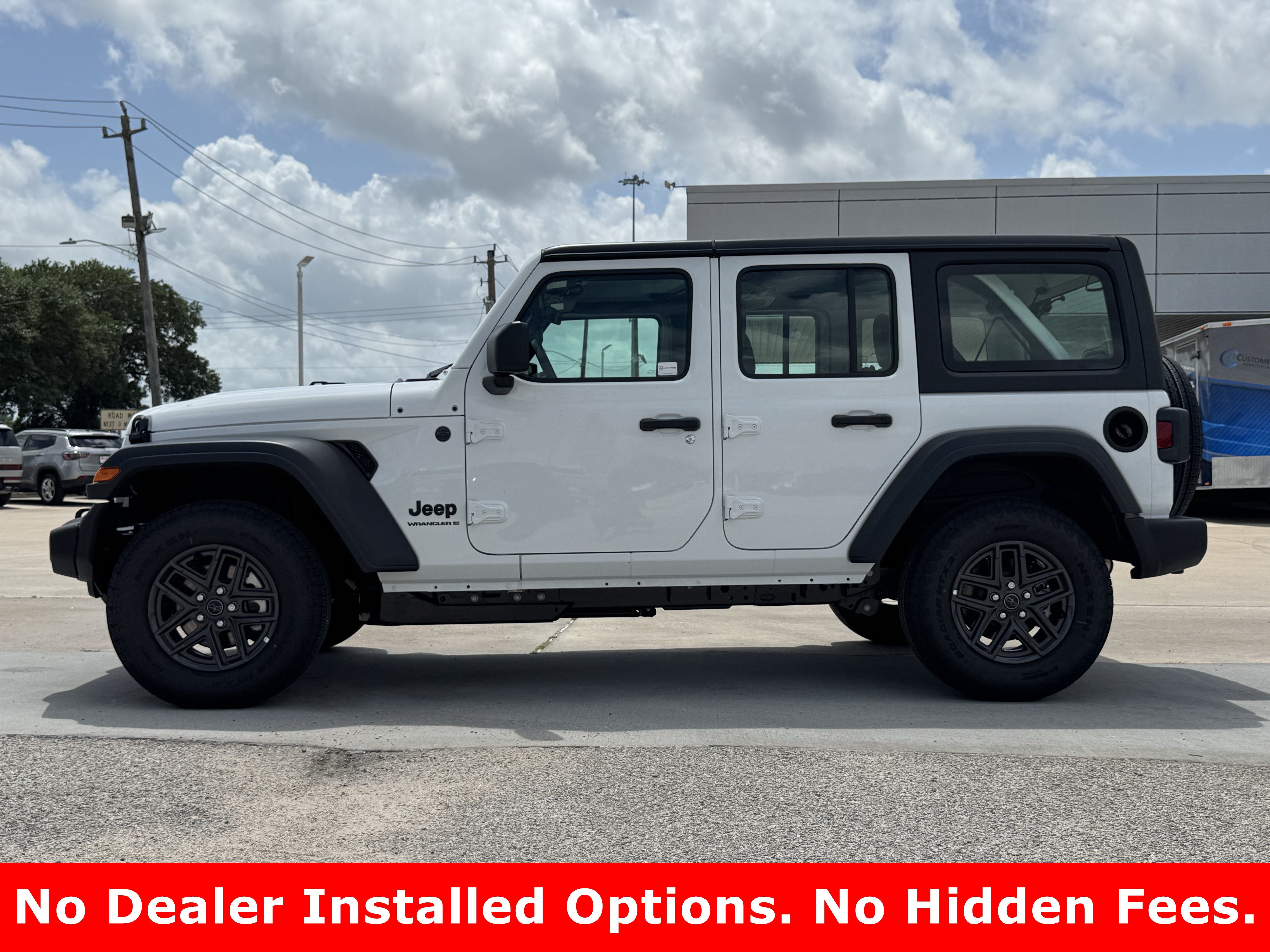 New 2026 Bright White Clear-Coat Exterior Paint Jeep Sport image 6