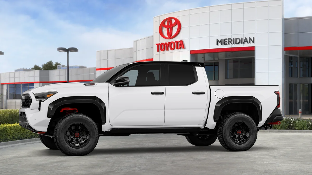 New 2026 Ice Cap with Black roof Toyota TRD Pro image 3