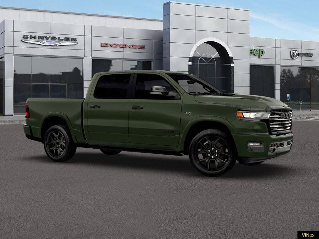 New 2026 Serrano-Green Metallic Exterior Paint RAM Laramie image 10