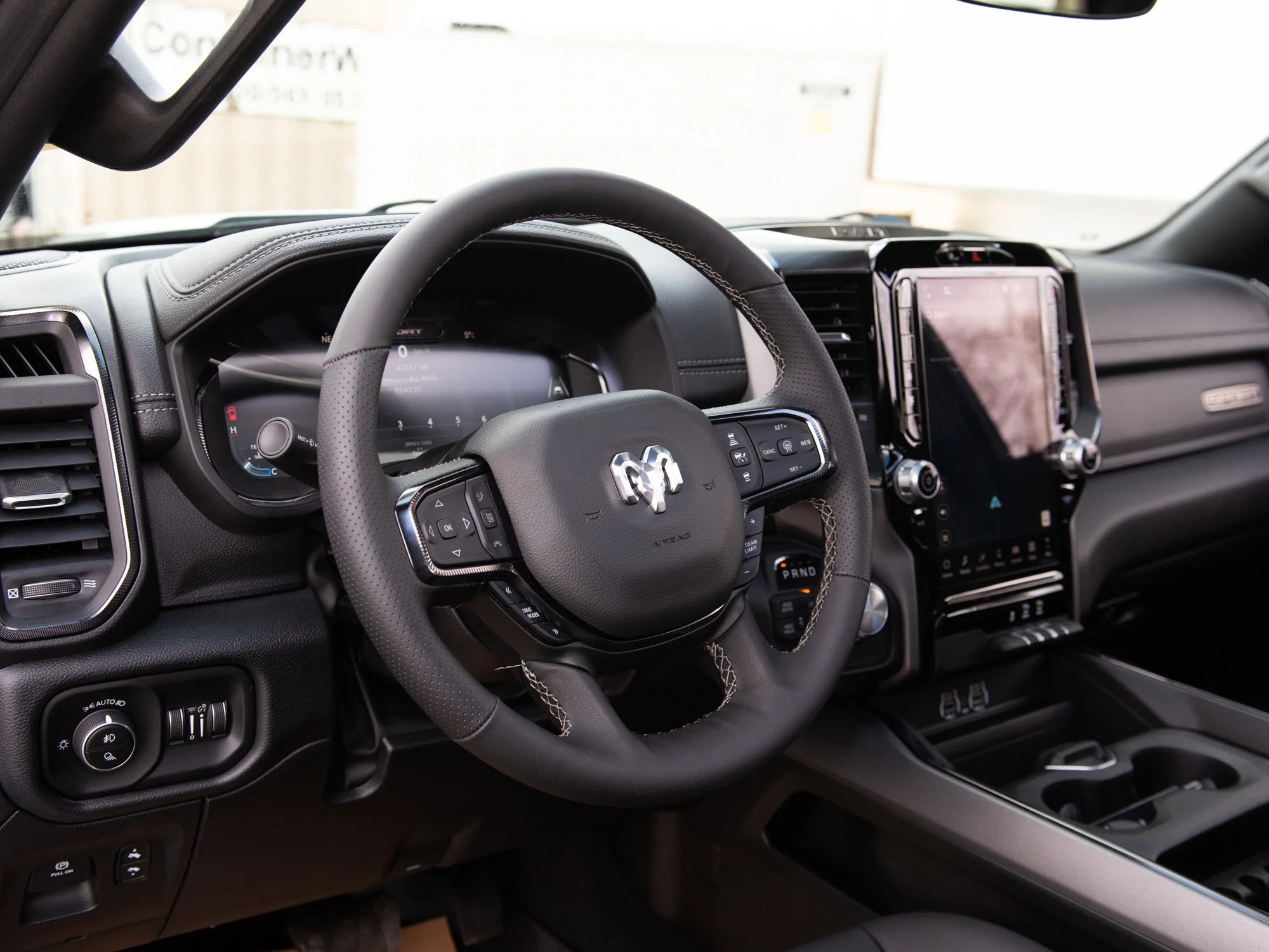 Certified Used 2026 White RAM Sport * Twin-Turbo | Panoramic Sunroof | Apple CarPlay | Lift Kit | Bedliner | 360 Camera | Nav image 4