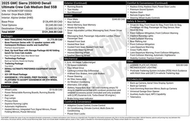 2025 GMC Sierra Denali Ultimate 4WD Crew Cab Long Box's photo