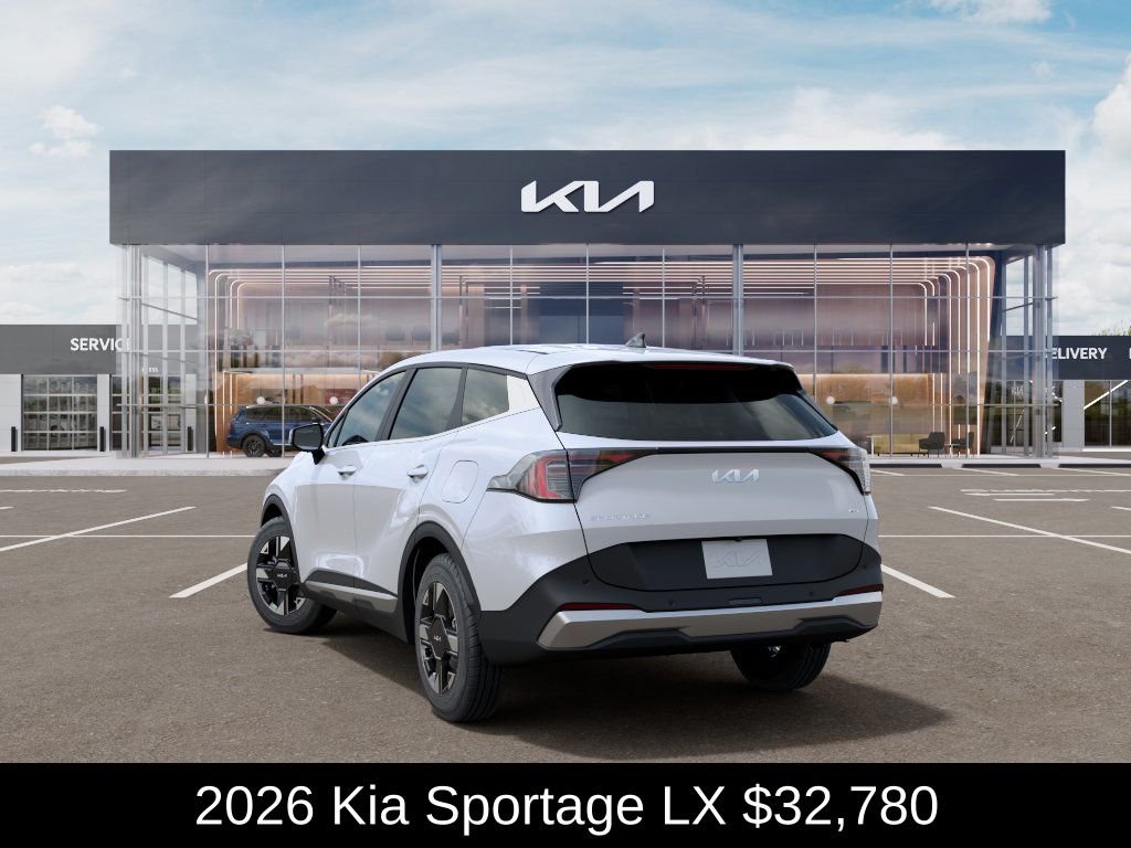 New 2026 Glacial White Pearl Kia LX image 5