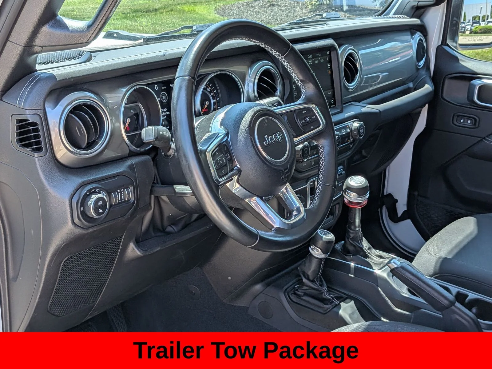 Used 2022 Bright White Clearcoat Jeep Overland image 13