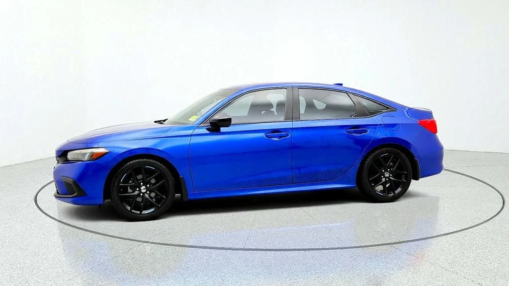 Used 2022 Aegean Blue Metallic Honda Sport CVT image 8