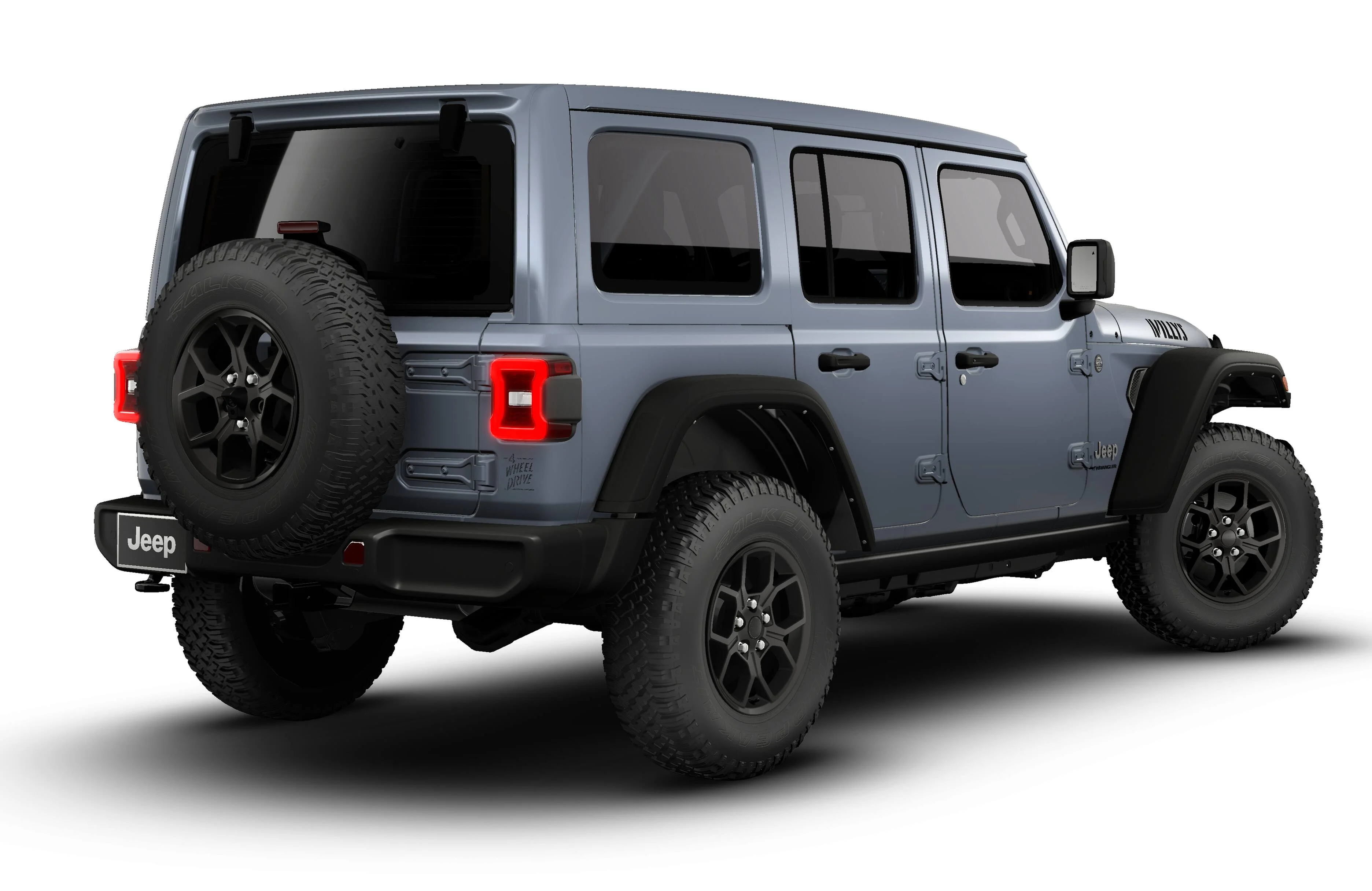 New 2026 Anvil Clear Coat Jeep 4-Door Willys 4x4 image 14