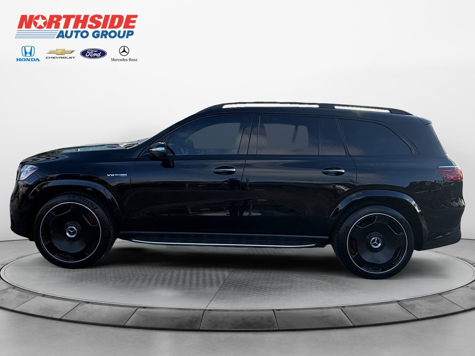 Used 2025 Obsidian Black Metallic Mercedes-Benz AMG® GLS 63 image 4