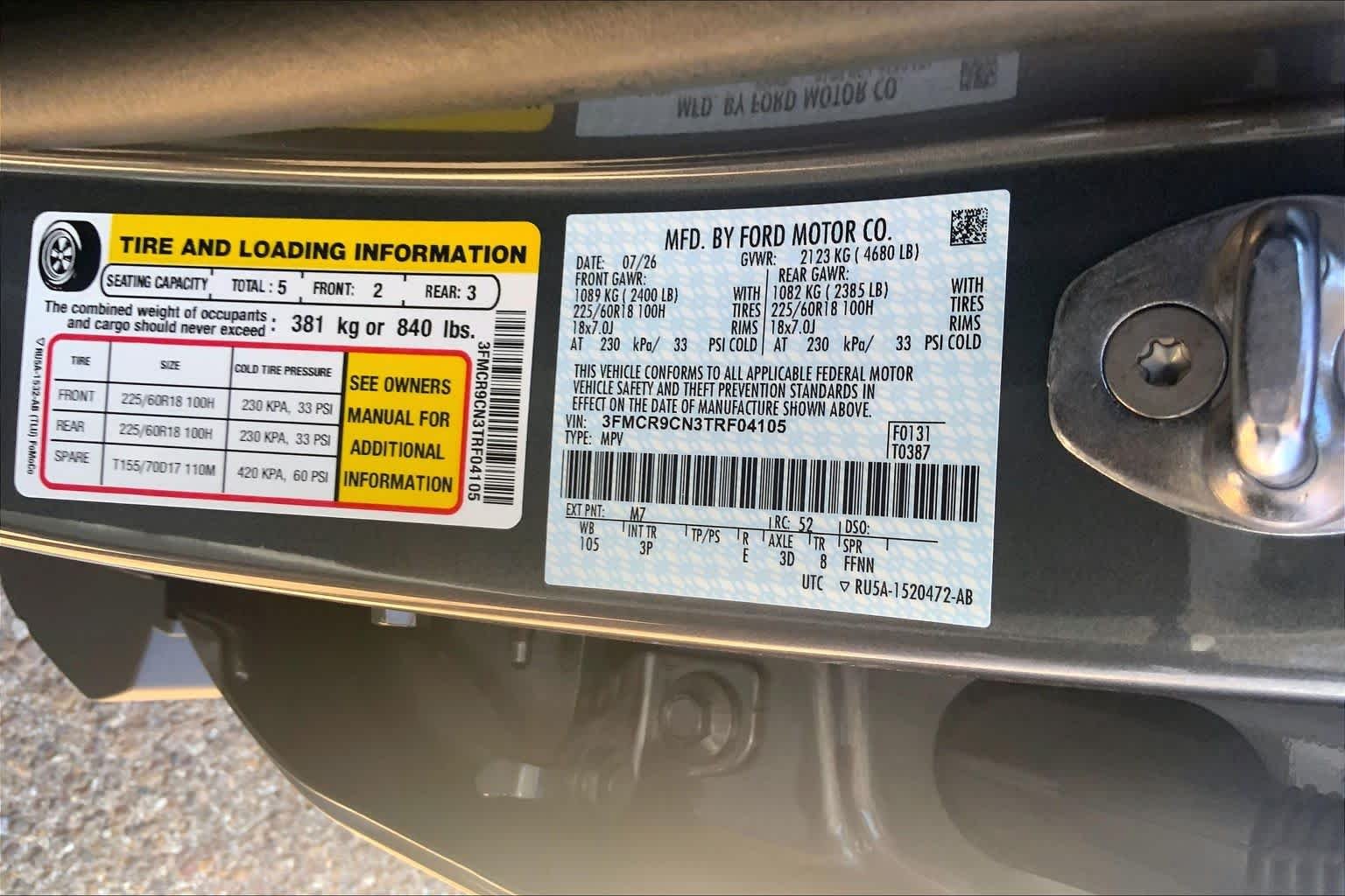 New 2026 Carbonized Gray Metallic Ford Outer Banks® image 21