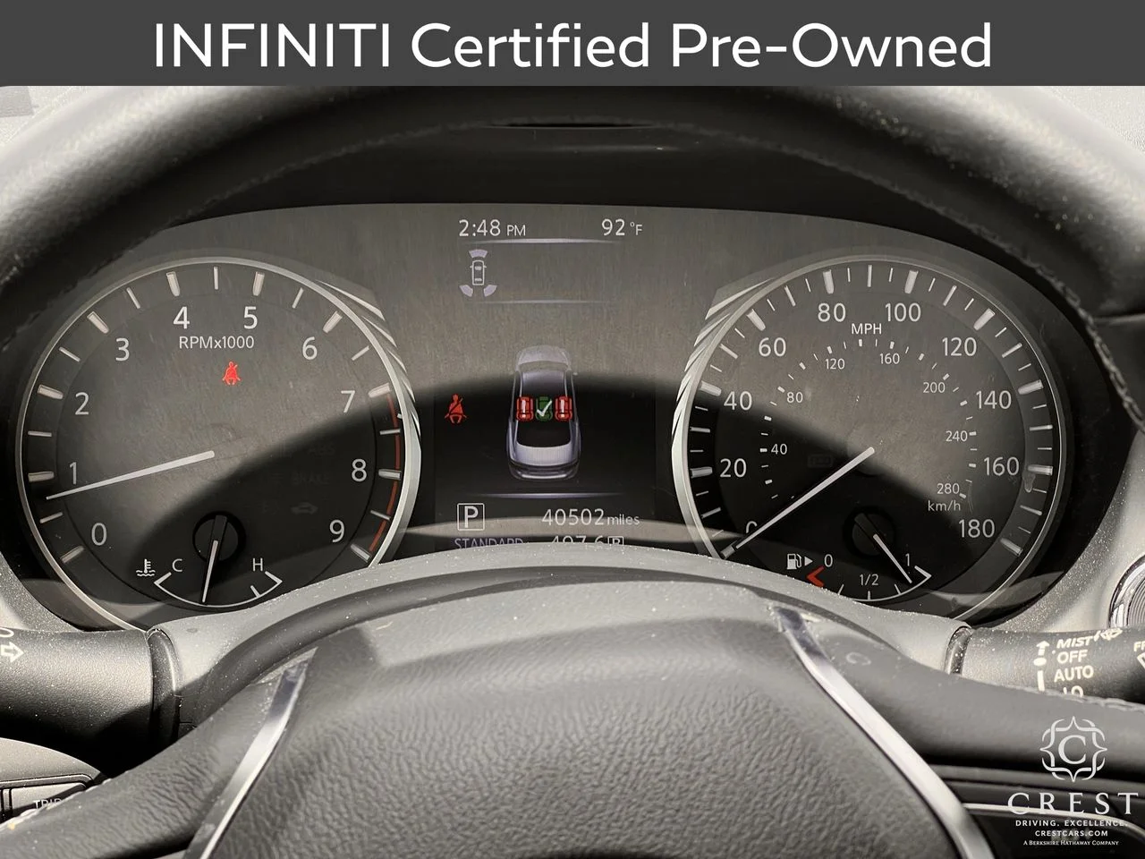 Certified Used 2023 Black Obsidian INFINITI LUXE image 15