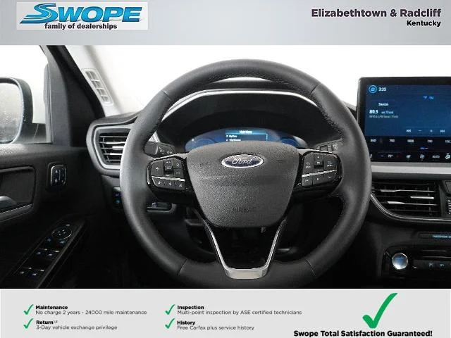 New 2025 Star White Metallic Tri-coat Ford Plug-in Hybrid image 22