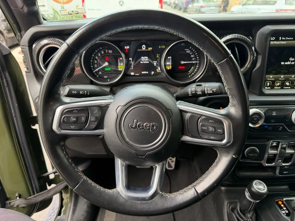 Used 2021 Green Jeep Unlimited Sahara 4xe image 19