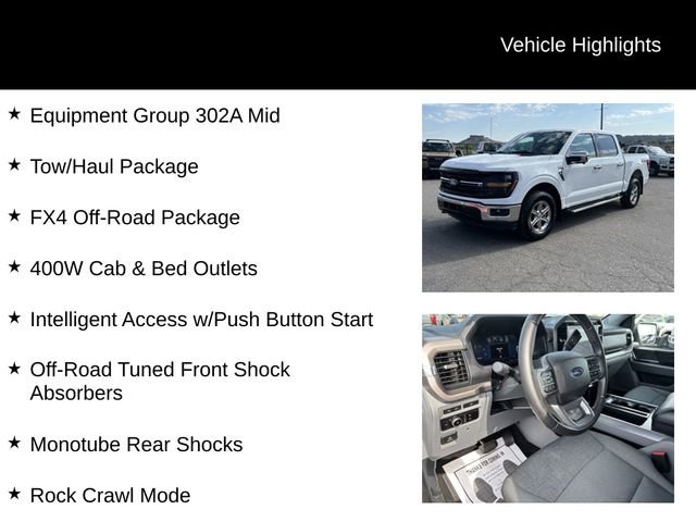 Certified Used 2024 Oxford White Ford XLT image 7