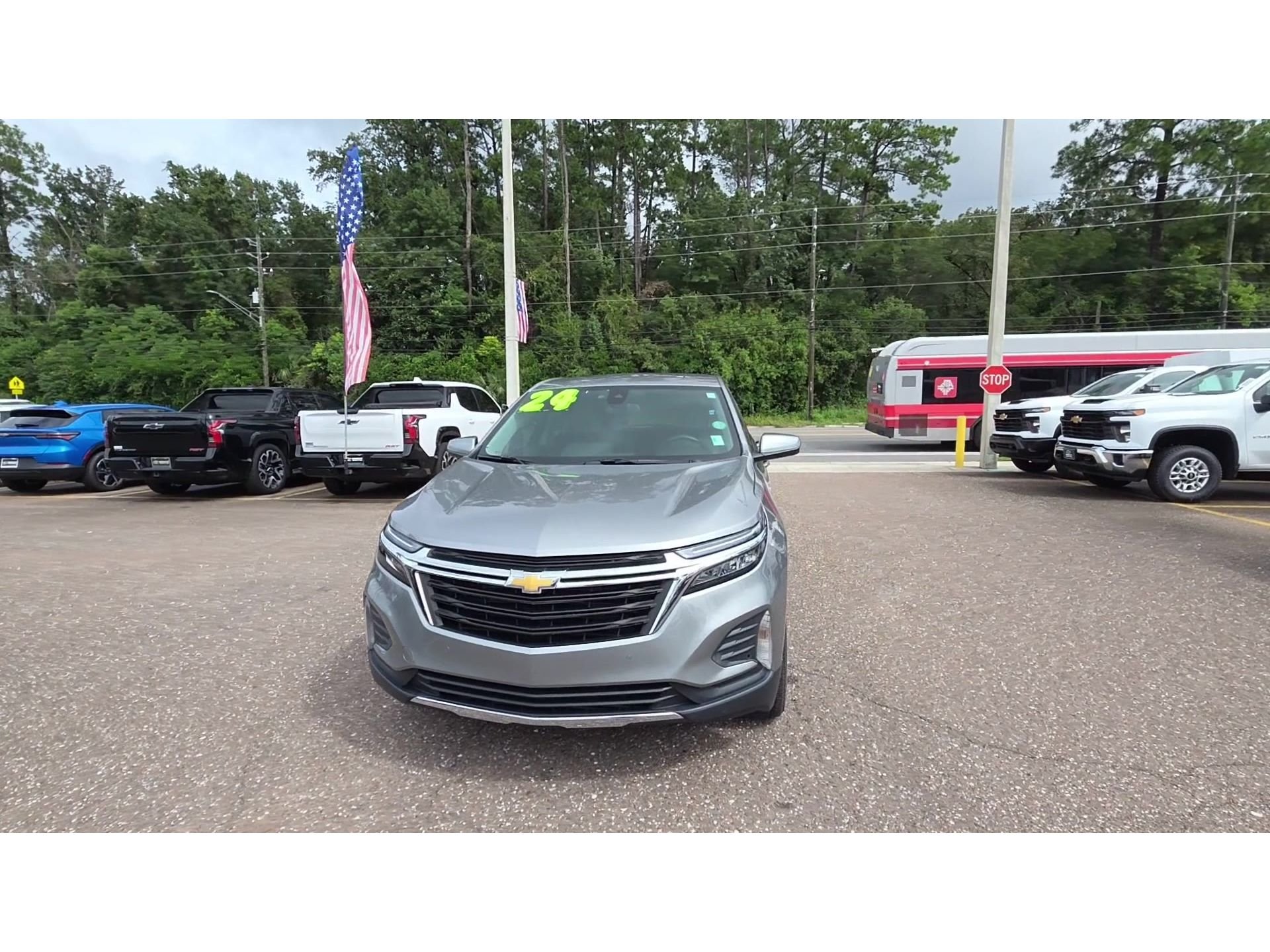 Used 2024 Sterling Gray Metallic Chevrolet LT image 3
