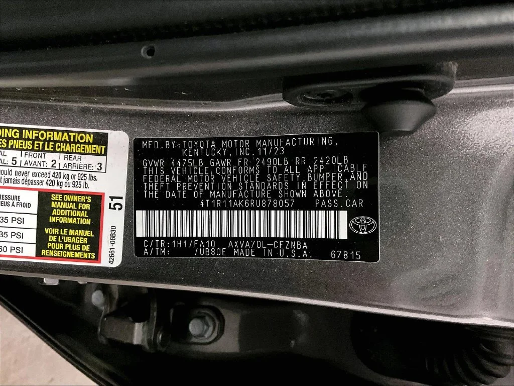 Used 2024 Gray Toyota LE image 40