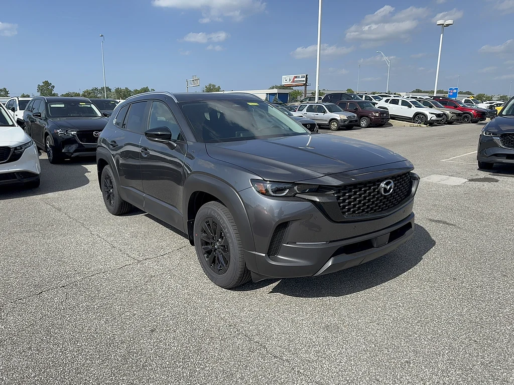 New 2026 Machine Gray Metallic Mazda Preferred AWD image 3