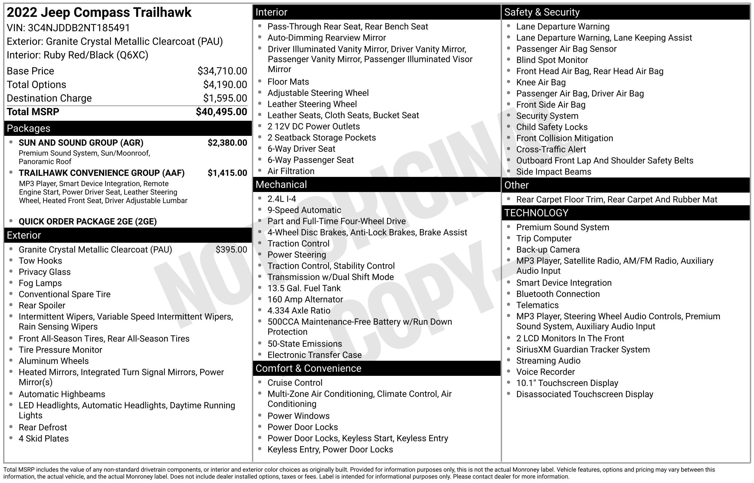 Used 2022 Gray Jeep Trailhawk image 3