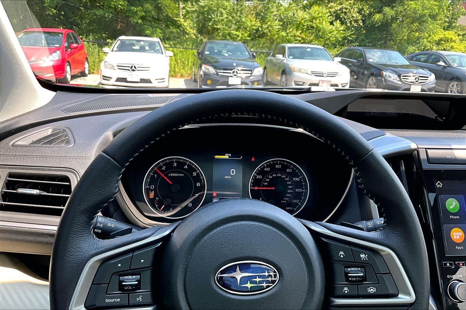 Used 2021 Crystal Black Silica Subaru Premium image 26