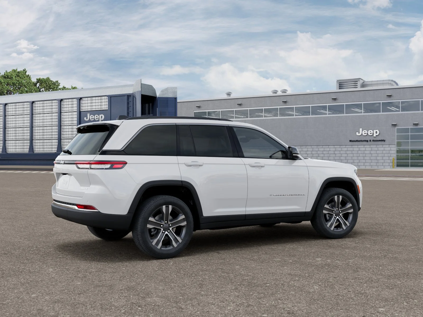 New 2027 Bright White Clearcoat Jeep Limited image 4