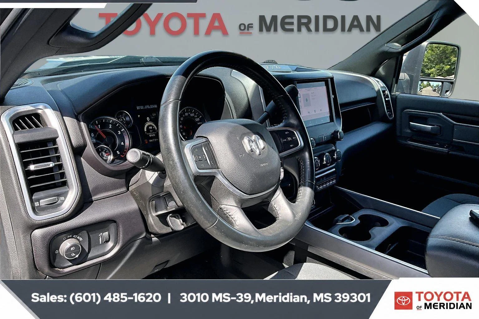 Used 2023 Granite Crystal Metallic Clearcoat Ram Big Horn image 12