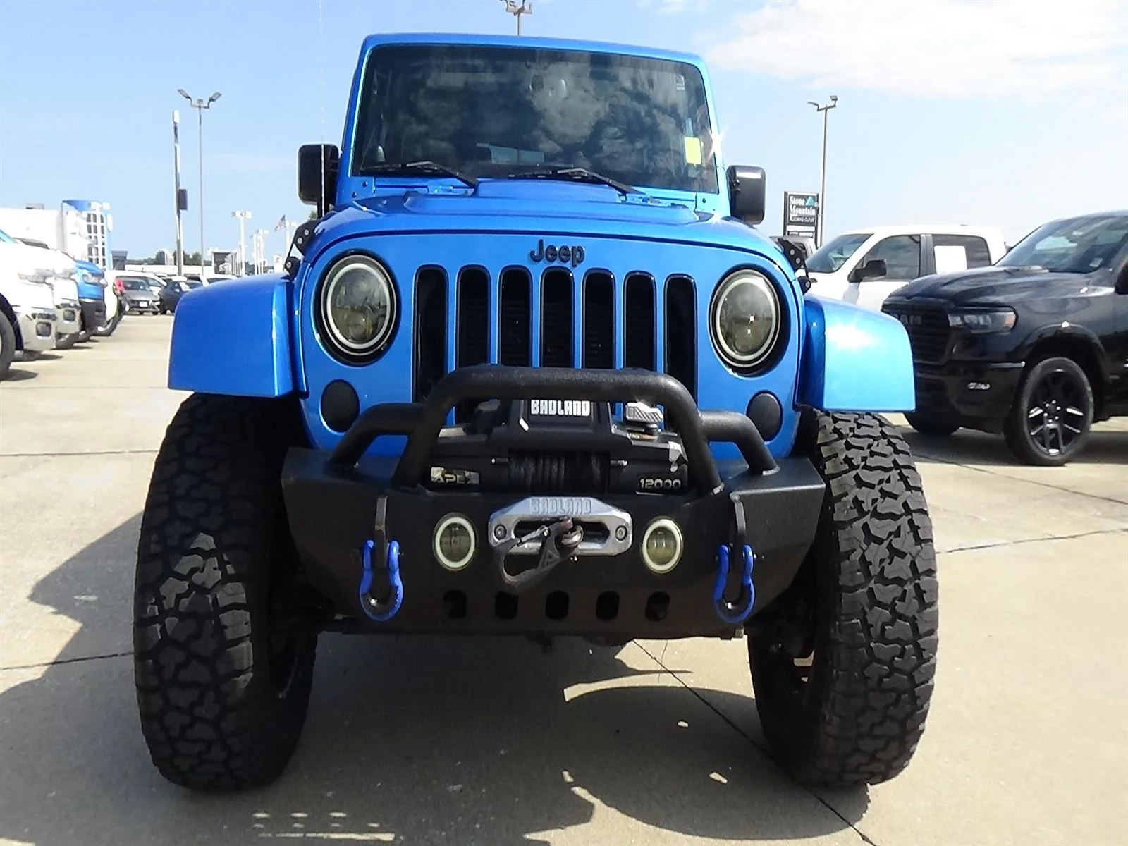 Used 2014 Hydro Blue Pearl Coat Jeep Polar Edition image 3