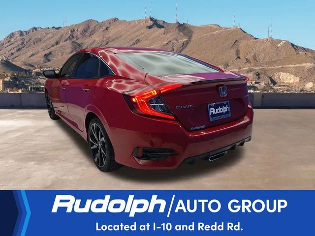 Used 2021 Red Honda Sport image 3