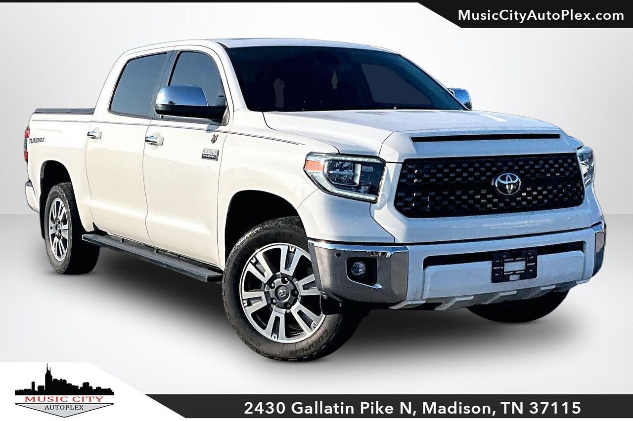 Used 2020 Super White Toyota Platinum image 1
