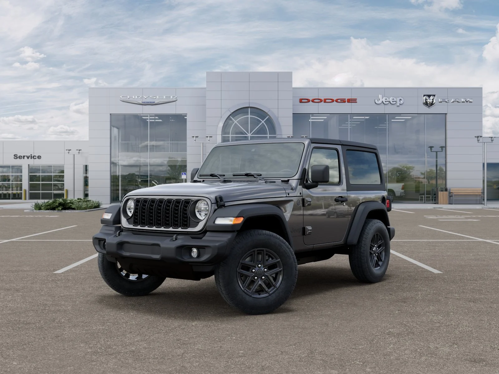 New 2026 Granite Crystal Metallic Clear-Coat Exterior Paint Jeep Sport S image 27