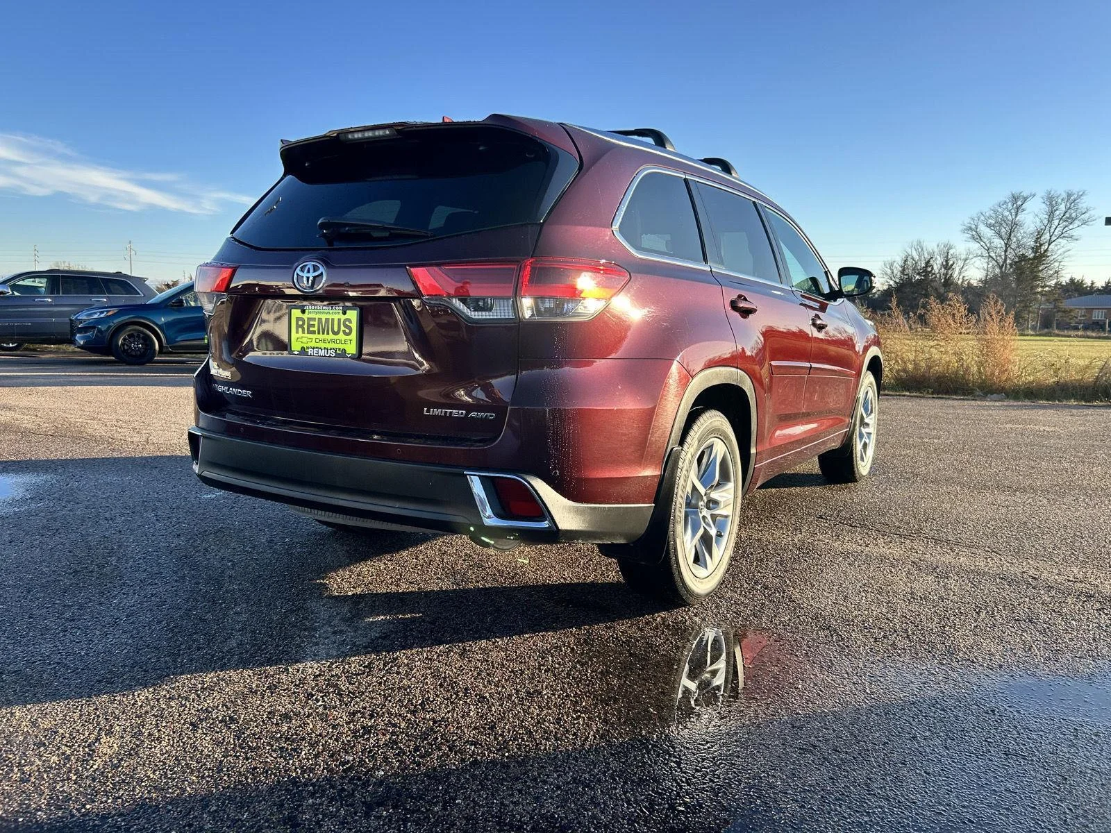 Used 2019 Red Toyota Limited image 7