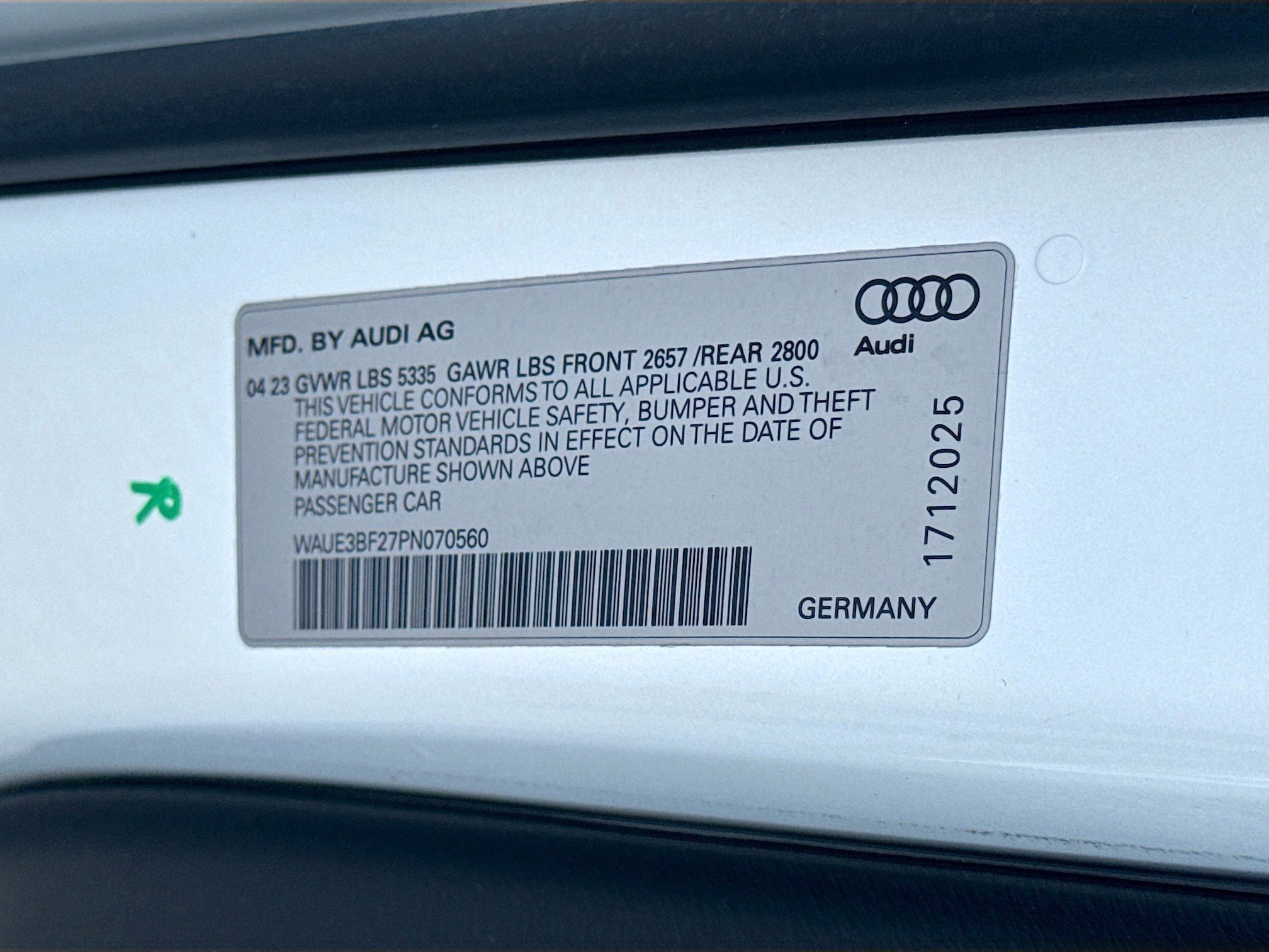 Used 2023 Glacier White Audi Premium Plus image 43