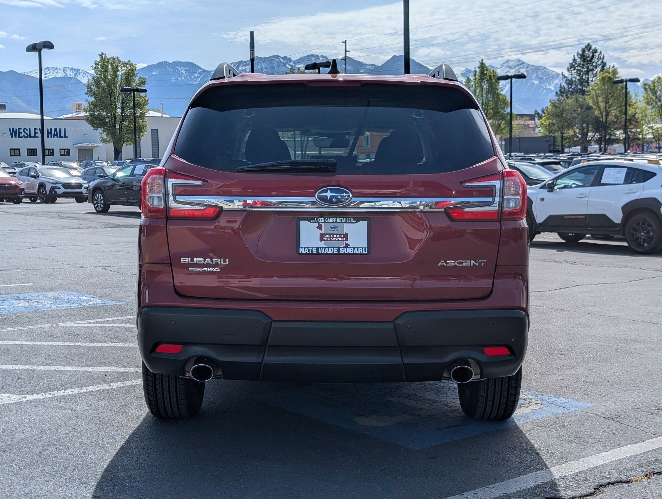 Certified Used 2025 Crimson Red Pearl Subaru Premium image 4