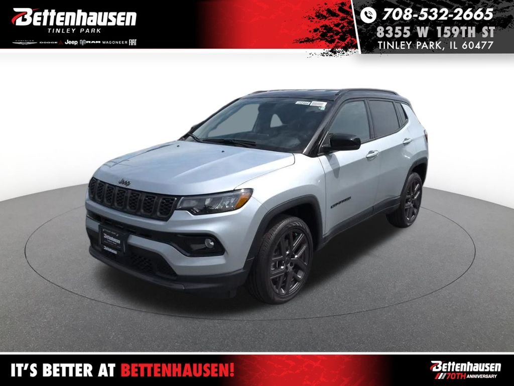 New 2026 Silver Zynith Metallic Clear-Coat Exterior Paint Jeep Limited image 1