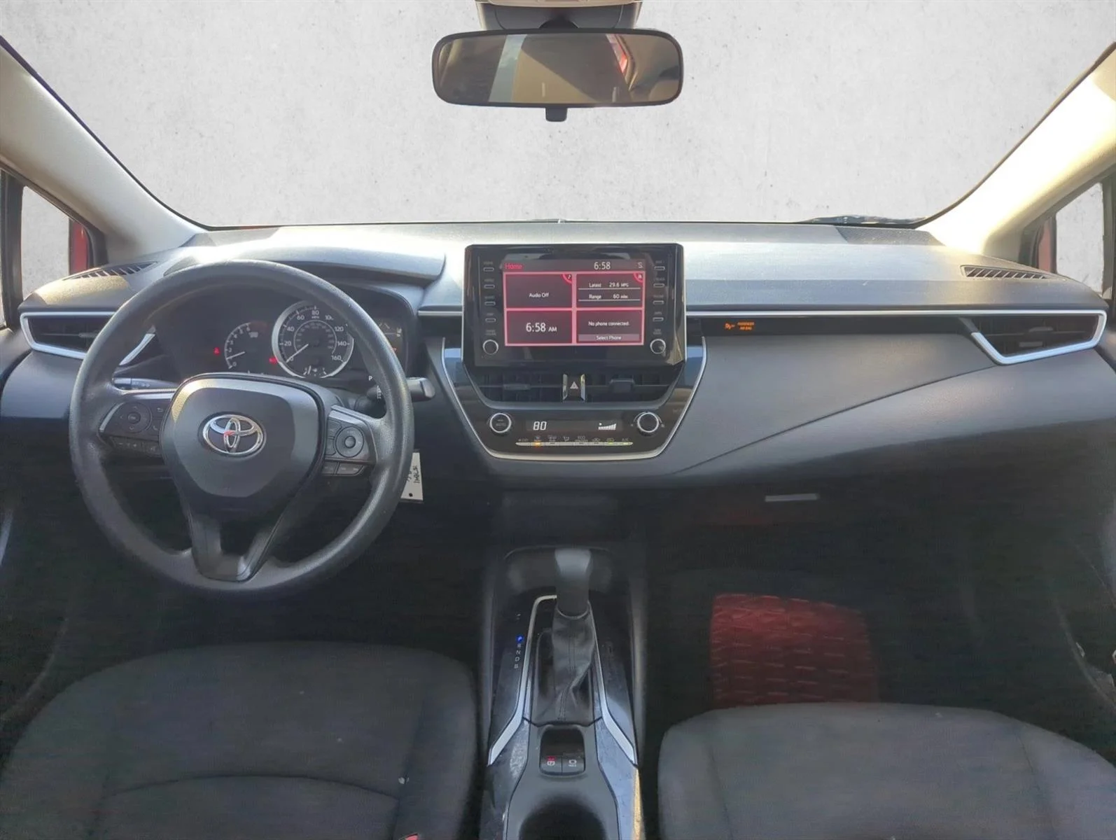 Used 2020 Barcelona Red Metallic Toyota LE image 23