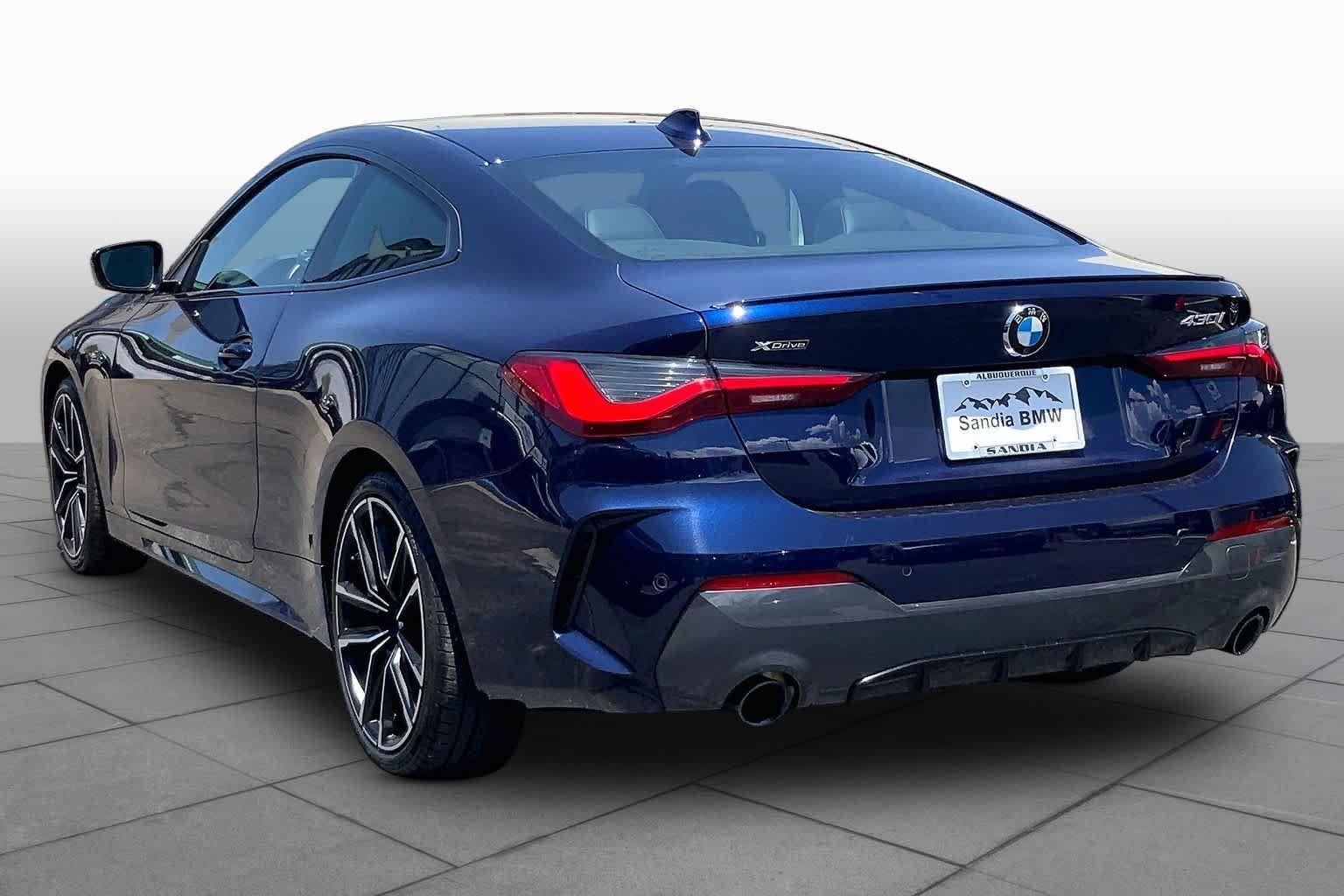 Certified Used 2022 Tanzanite Blue II Metallic BMW 430i xDrive image 9