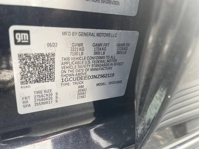 Used 2022 Dark Ash Metallic Chevrolet RST image 33