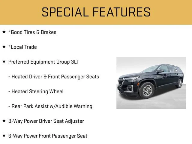 2022 Chevrolet Traverse 3LT - Photo 6