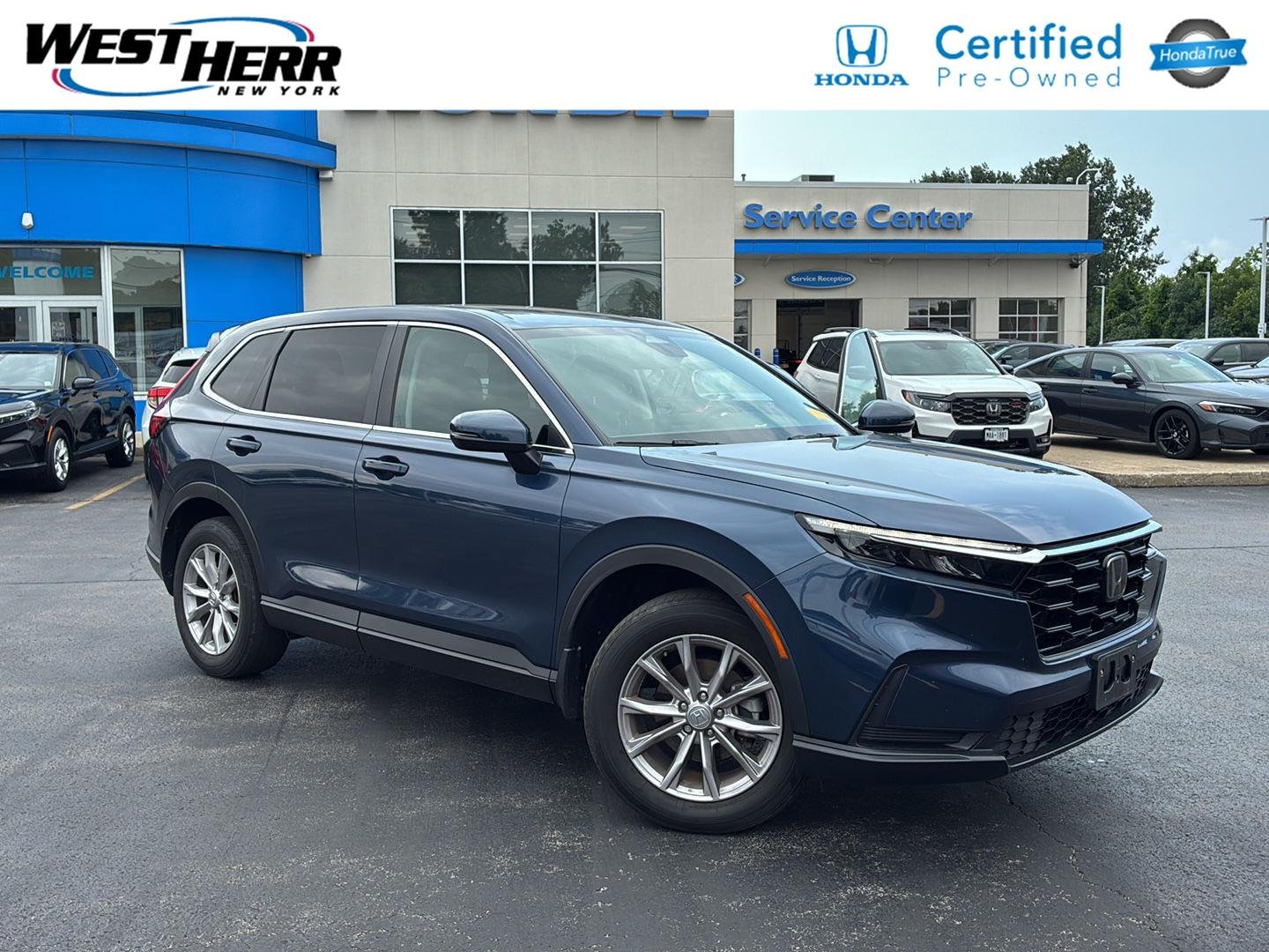 Used 2024 Canyon River Blue Metallic Honda EX image 1