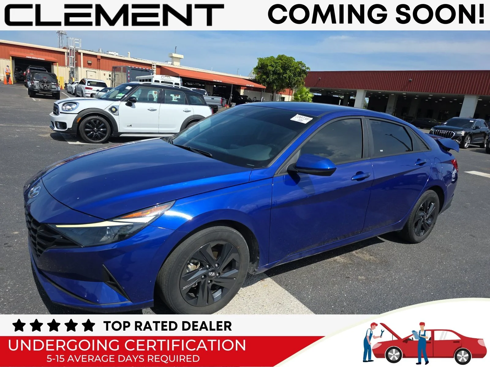 Used 2023 Blue Hyundai SEL image 1