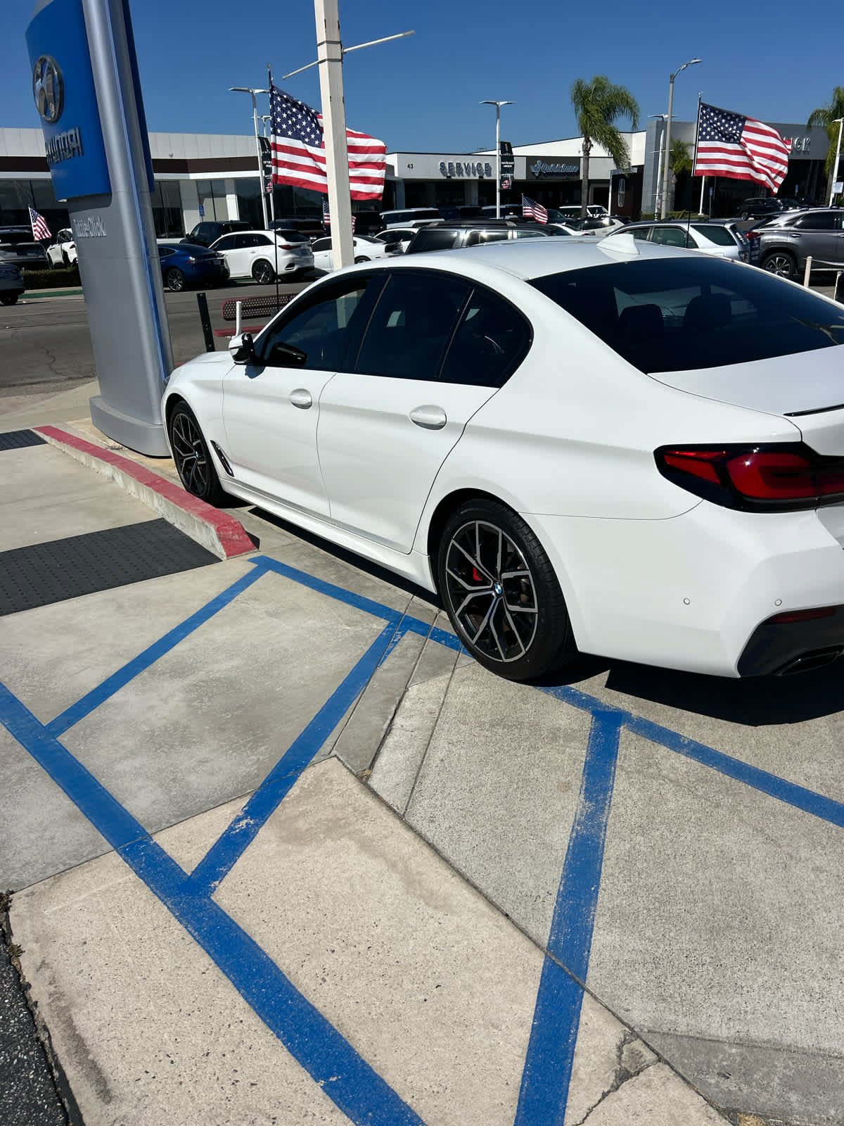 Used 2023 Alpine White BMW 540I XDRIVE image 2