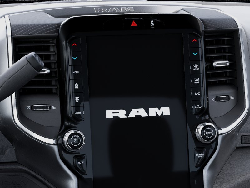 New 2025 Bright White Clear-Coat Exterior Paint RAM Laramie image 36