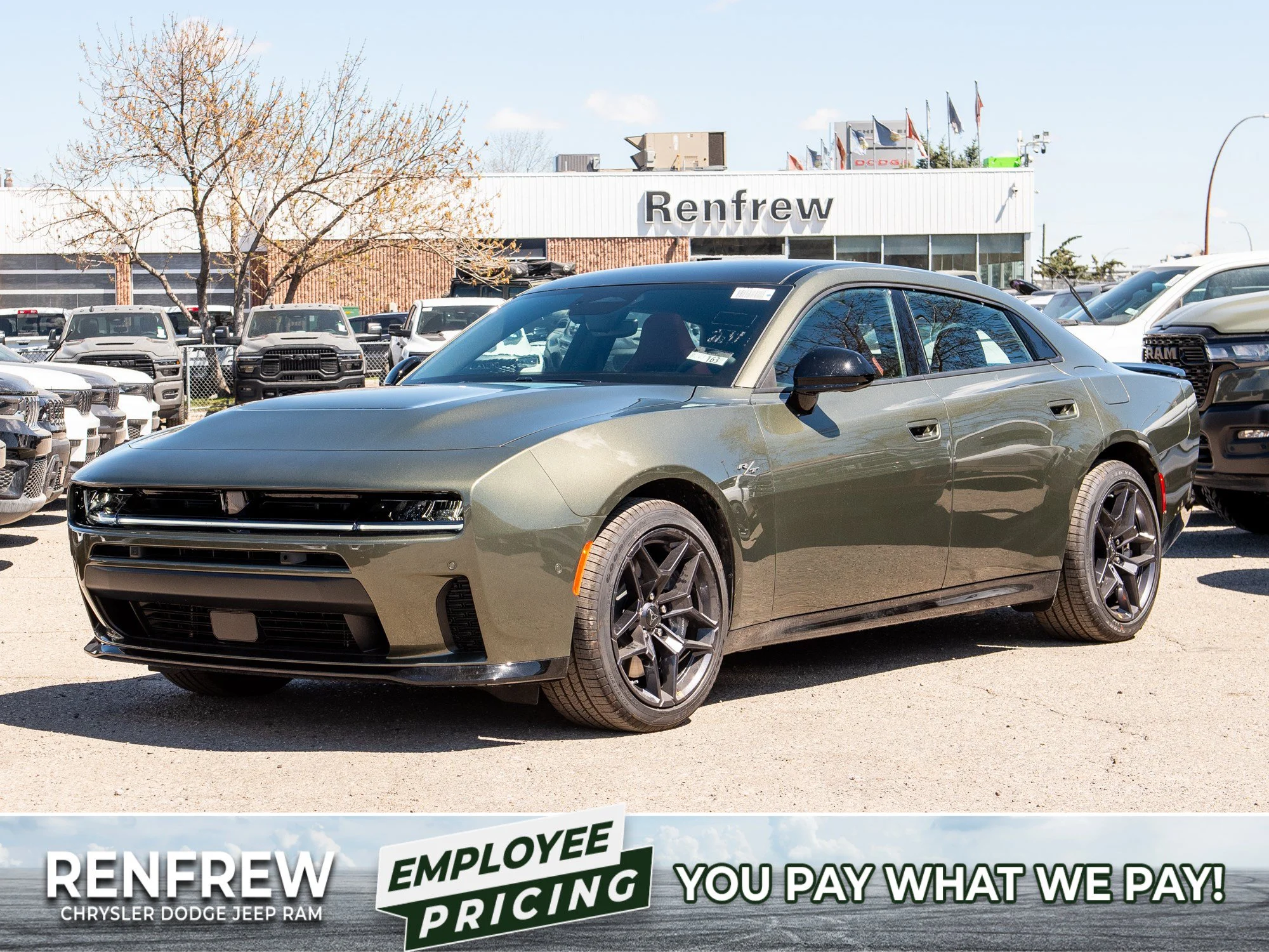 New 2026 Green Dodge R/T Plus* 4-Door AWD image 1