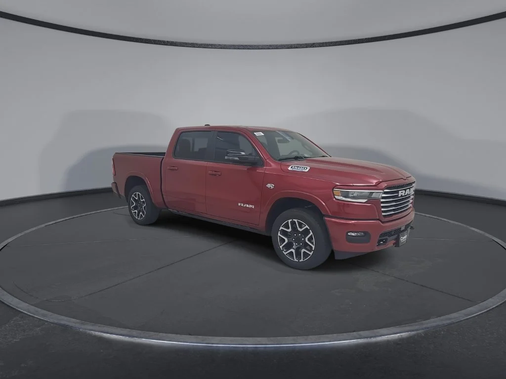 New 2026 Molten Red Pearl-Coat Exterior Paint RAM Laramie image 3